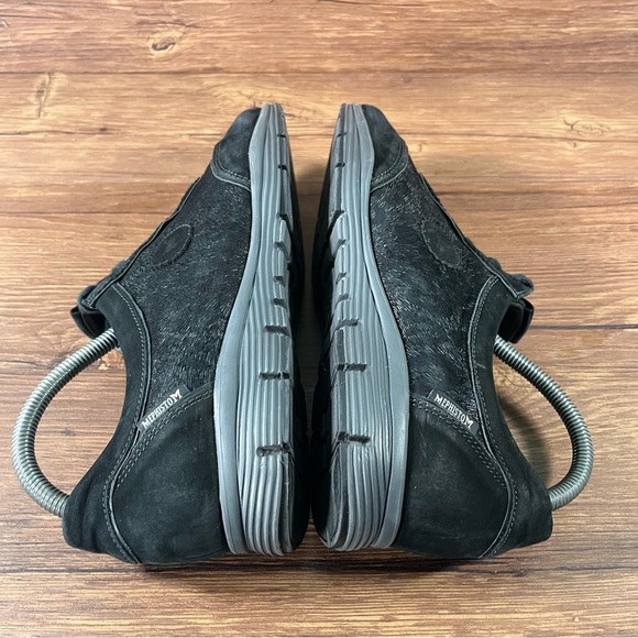 Mephisto Yael Runoff Black Leather Sneakers Women’s Size 8.5 Shoes - Picture 2 of 11